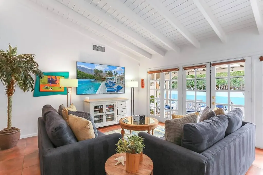 Villa Near Downtown Palm Springs, 7 Bd 7 Bth, 80Ft Pool, Pickleball