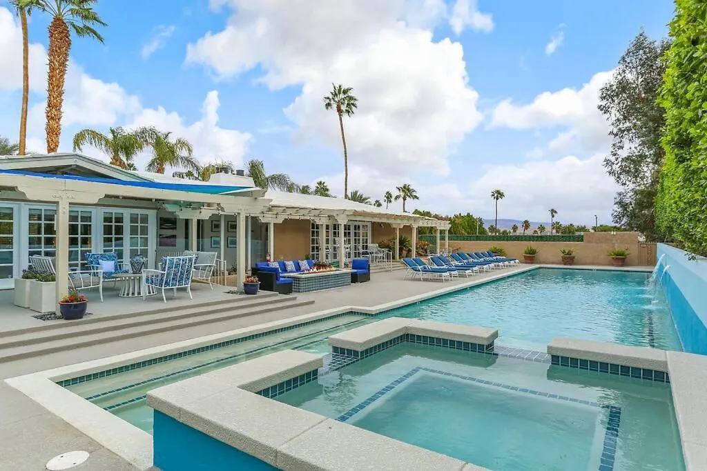 Villa Near Downtown Palm Springs, 7 Bd 7 Bth, 80Ft Pool, Pickleball États-Unis