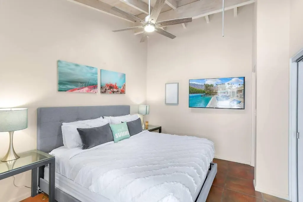 Villa Near Downtown Palm Springs, 7 Bd 7 Bth, 80Ft Pool, Pickleball